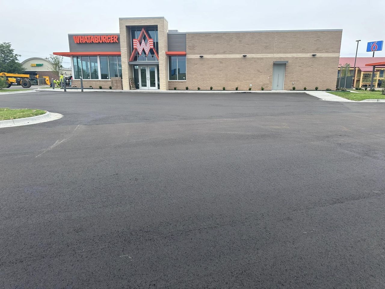 Whataburger Paving Project in Conway, AR Peneprime of Arkansas